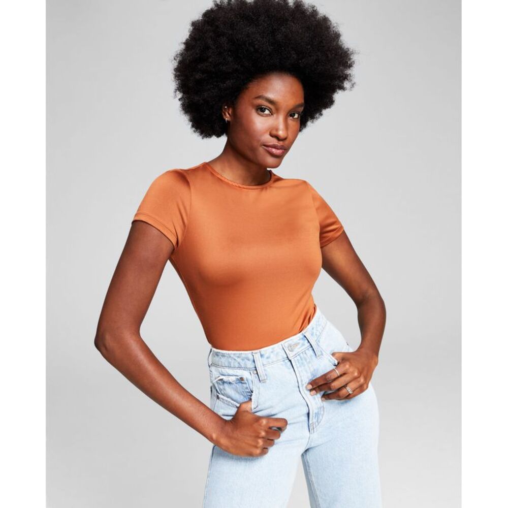 And Now This Now This Womens Crewneck Bodysuit